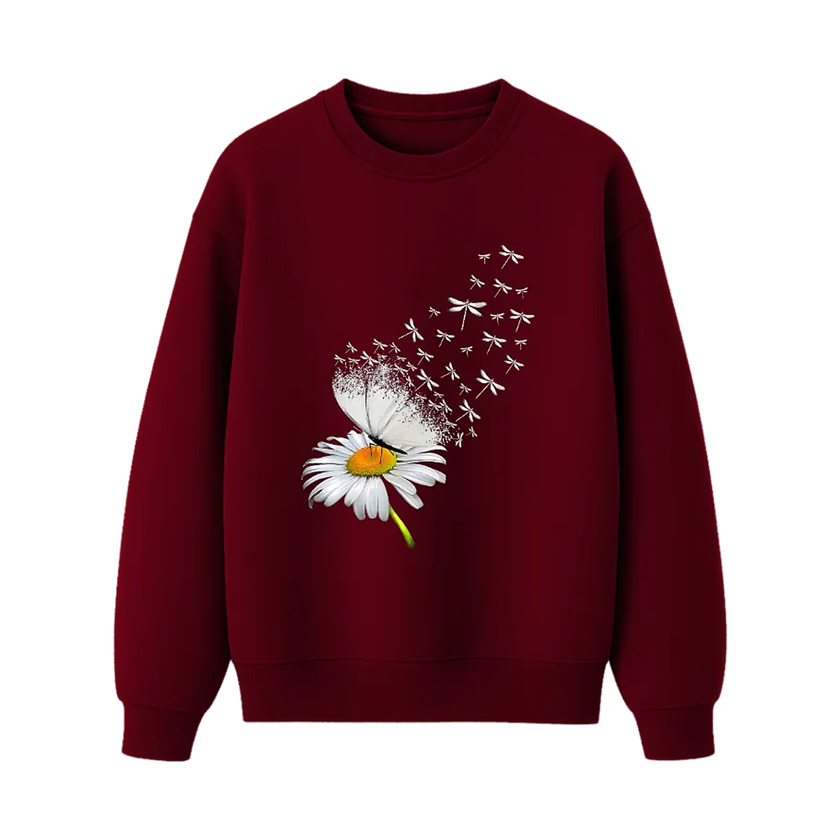 TIKOLAA daisy butterfly print
