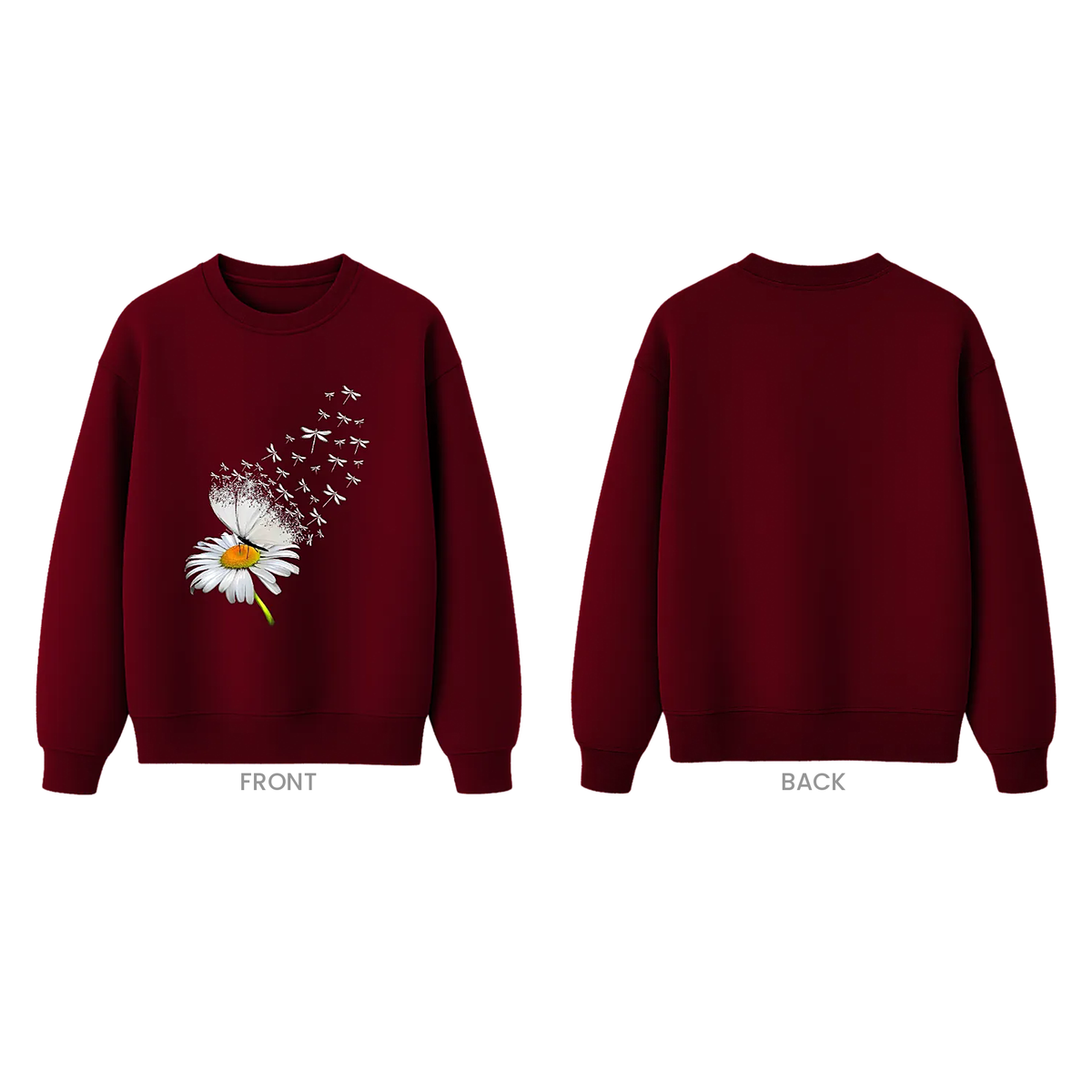 TIKOLAA daisy butterfly print