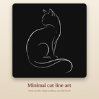 TIKOLAA cat line art